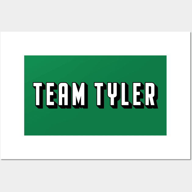 Team Tyler Wall Art by Hallmarkies Podcast Store